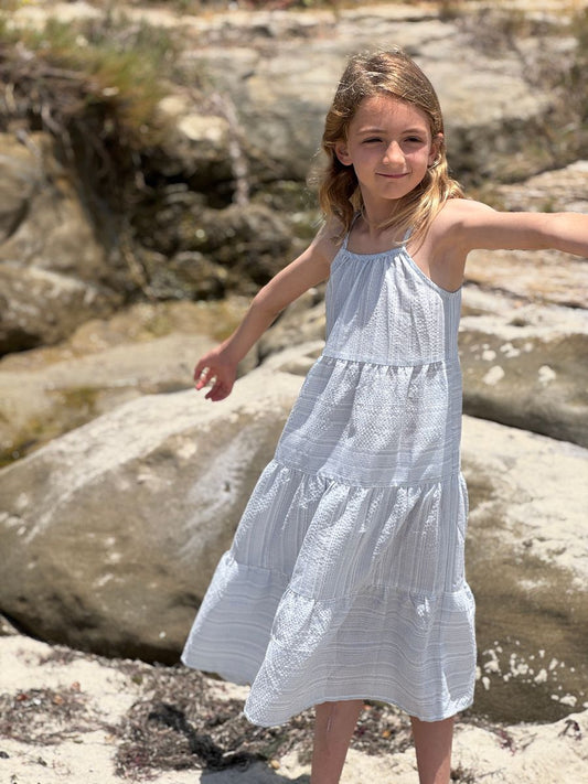 Blue Stripe - Sage Dress