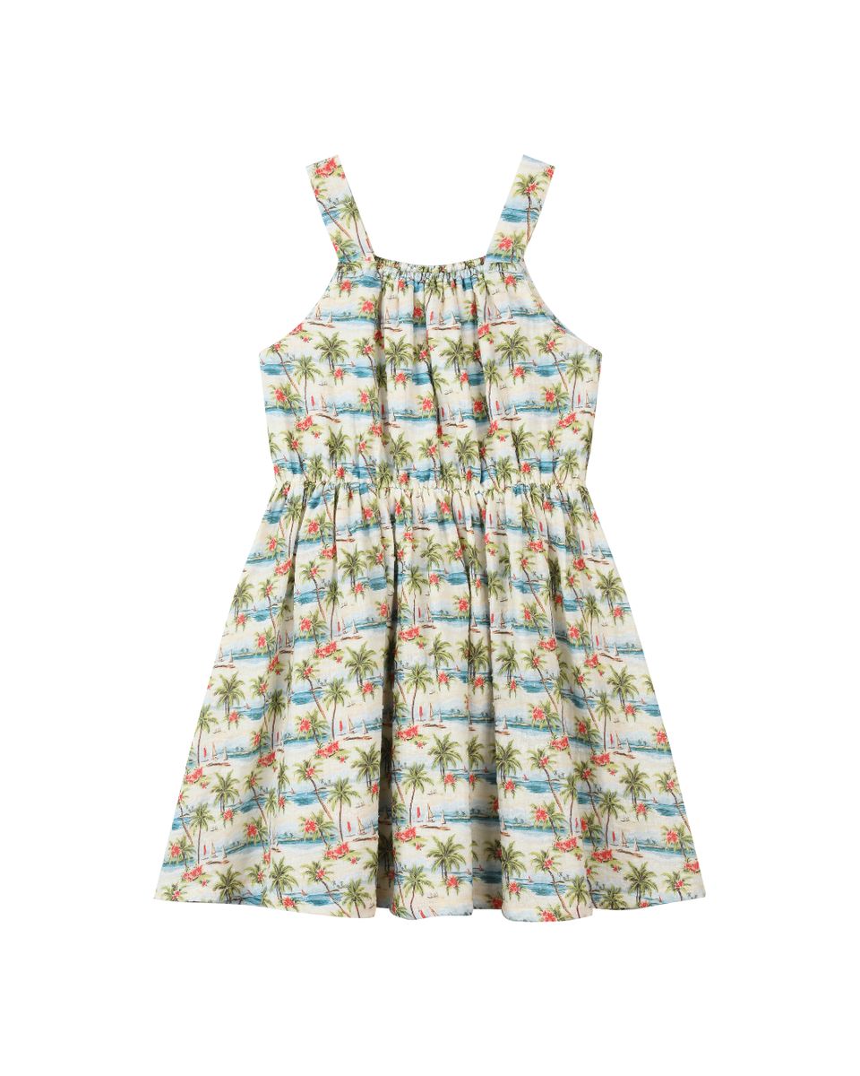 Hawaiian Palms- Sloane Dress