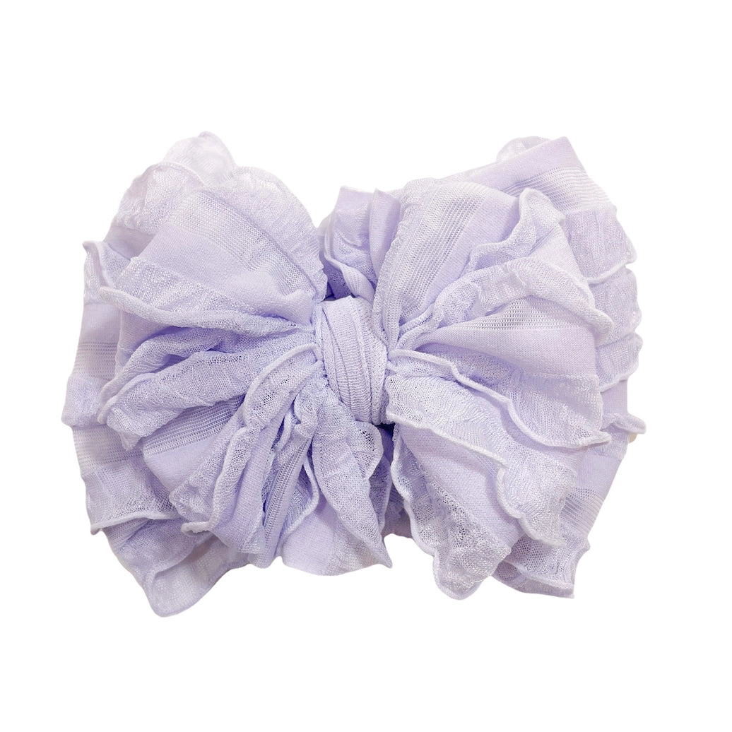 RR Ruffled Headband- Lavender