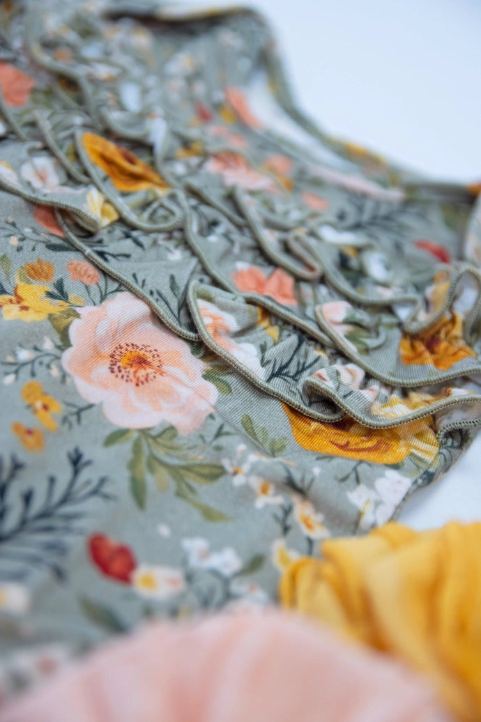 Willow Bloom | Two-Way Zip Footie
