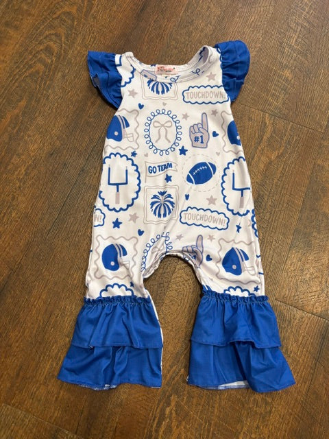 Blue Go Team Romper