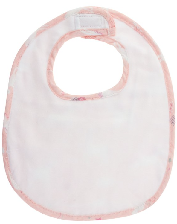 Unicorn Muslin Bib Set