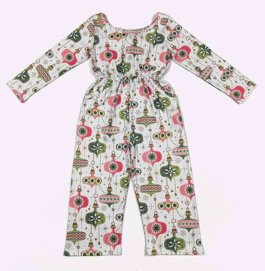 Vintage Ornament Romper - Off White