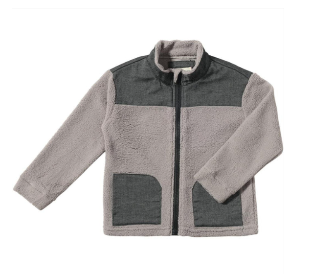 Husky Sherpa Zip-Up- Grey