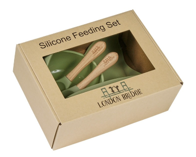 Silicone 4 Piece Feeding Set