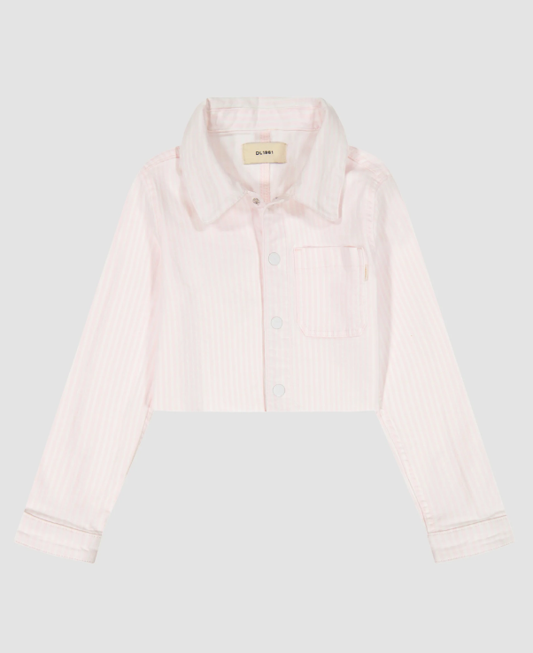 Manning Denim Jacket - Pink Stripe
