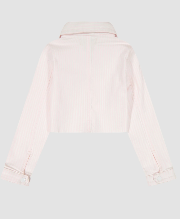 Manning Denim Jacket - Pink Stripe