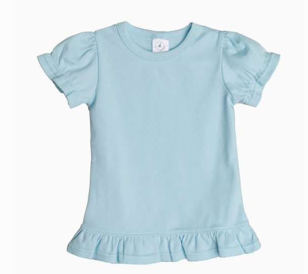 Pixie Ruffle T-Shirt- Mint
