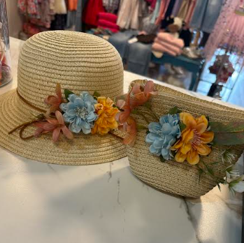 Straw Hat + Purse- Ivory