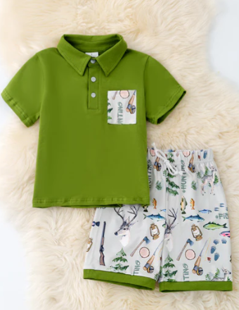 Hunting Green 2 Piece Set
