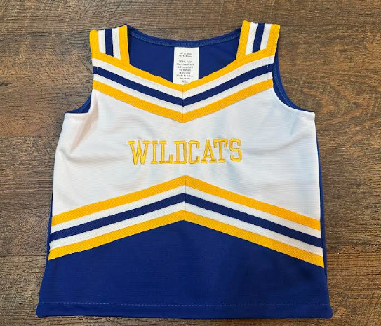Wildcat Top- Royal Blue/Gold