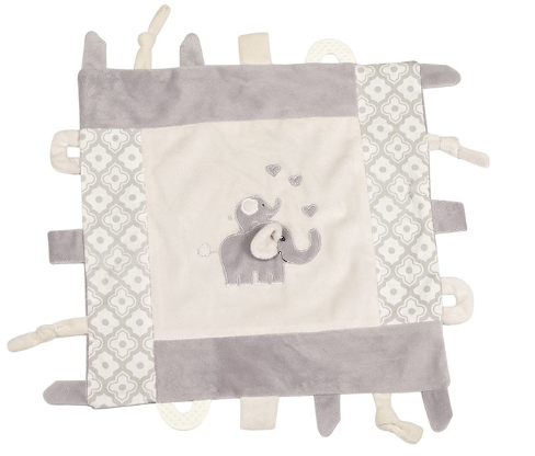 Emerson the Elephant Pacifier Blankie