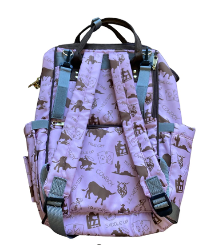 Pink Wild West Diaper Bag