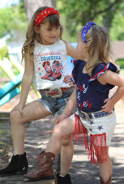 American Cowgirl Short Set