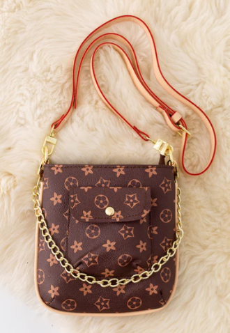 Inspired Mini Purse- Brown