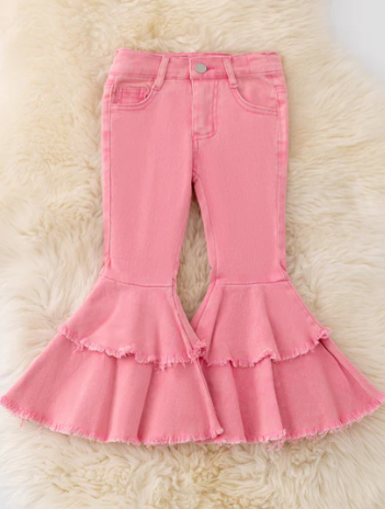 Nay Double Layer Pants- Pink