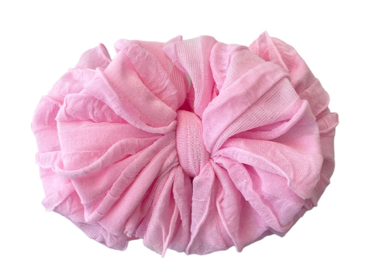 RR Ruffled Headband - Bubblegum