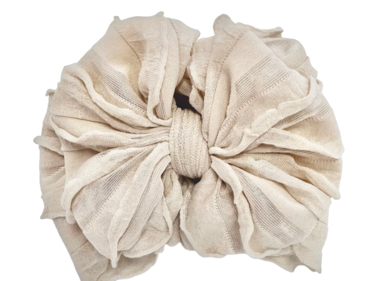 RR Ruffled Headband - Sand