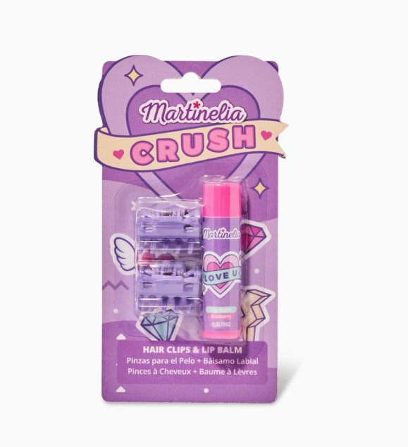 Crush Hair Clips & Lip Balm