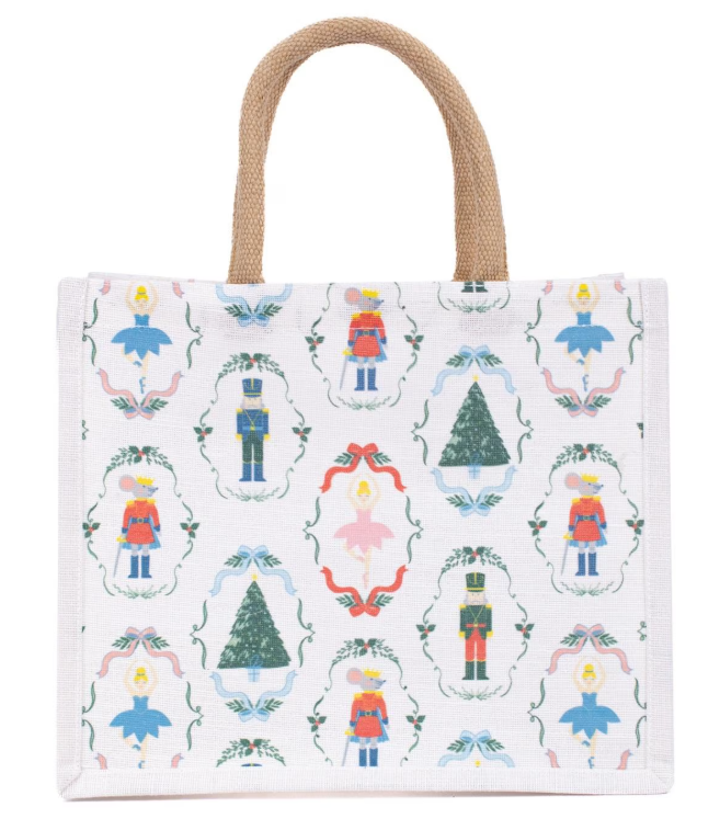 Nutcracker Waltz Juco Gift Tote