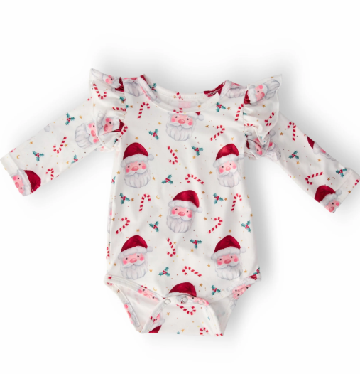 Mistletoe Magic L/S Flutter Bodysuit