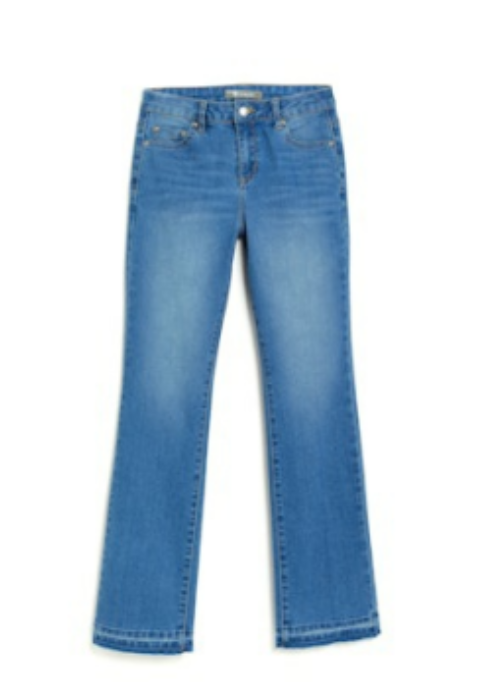 Basic Pocket Bootcut W/Fray Hem