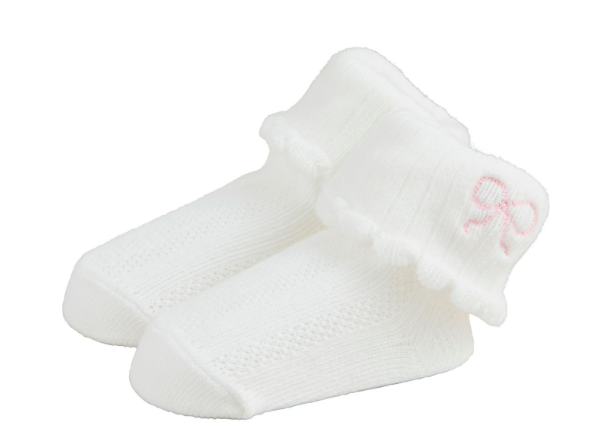 Bow Foldover Socks