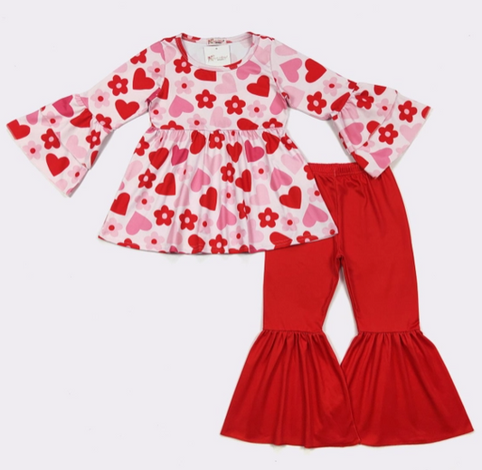 Valentine Heart Girls Set