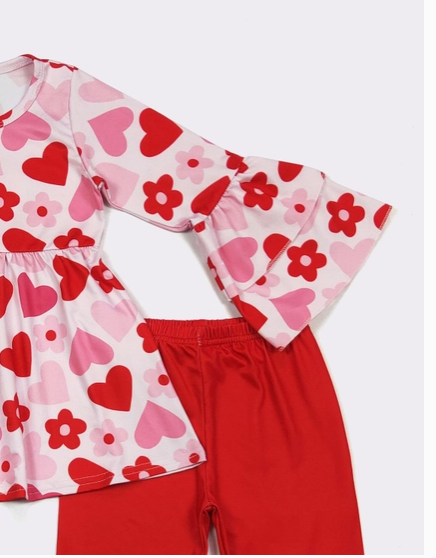 Valentine Heart Girls Set
