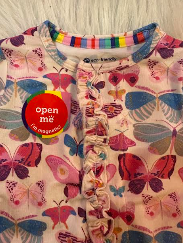 All A-Flutter Footie W/ Ruffle