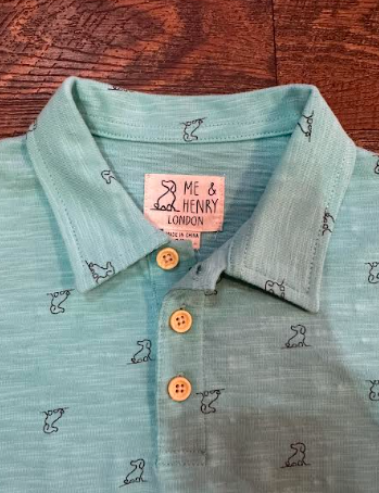 Polreath Polo Shirt- Aqua