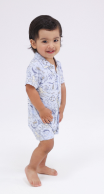 Nautical Notebook Button Down Polo Shortie