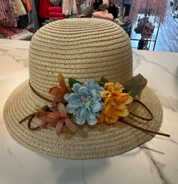 Straw Hat + Purse- Ivory