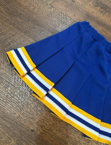 Wildcat Skirt- Royal Blue/Gold