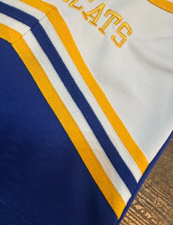 Wildcat Top- Royal Blue/Gold