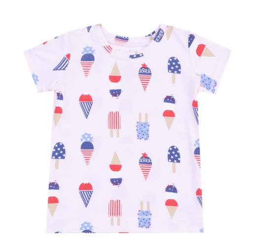 American Ice Cream Short Set- Pink