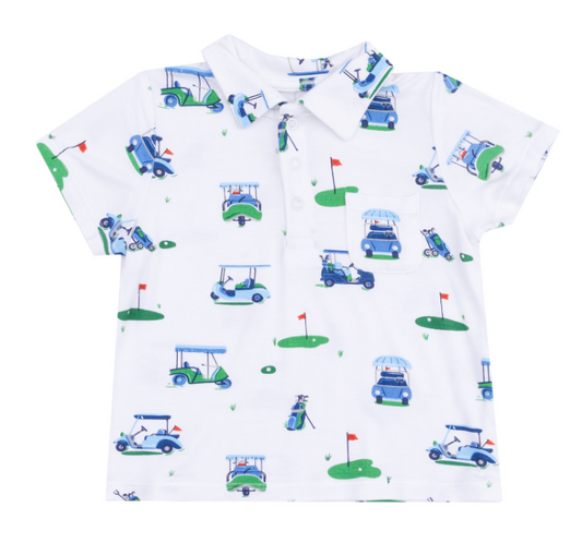 Vintage Golf Carts Polo Set