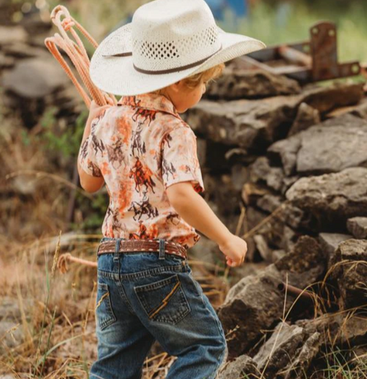 Traveling Cowboy Snap Shirt