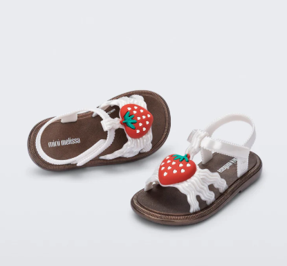 Hip Bloomy Sandal- Pearly White