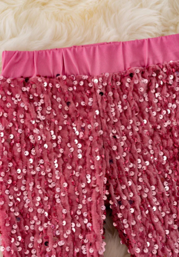 Cameo Sequin Bell Bottoms