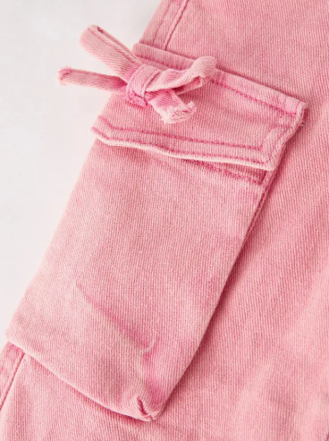 Pink Wide Leg Pants