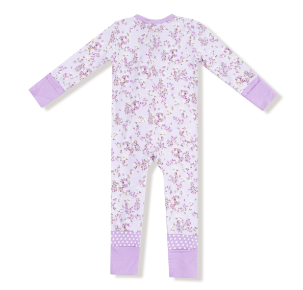 2 Way Zipper Romper- Sweet Dream Florals