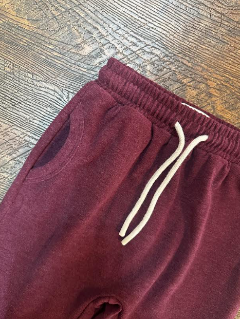 Comfy Joggers- Burgundy
