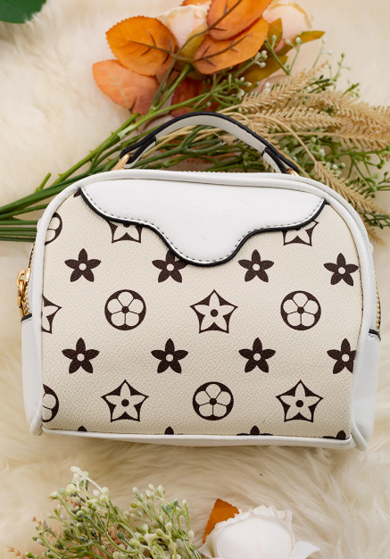 Crossbody Satchel- Cream