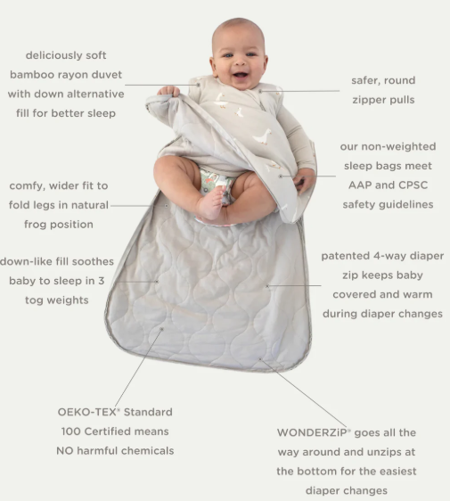 Sleep Sack - Giraffe Moss