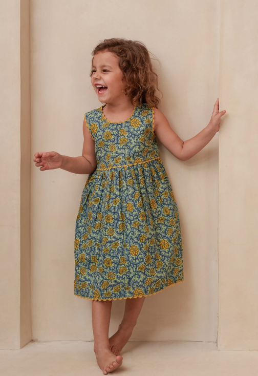 Victoria Dress : Blue