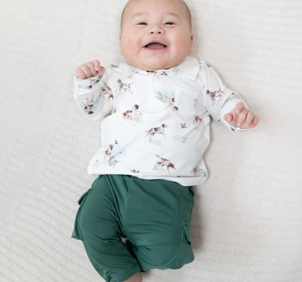 Polo + Cargo Pant- Pointer Pups & Duck Buddies