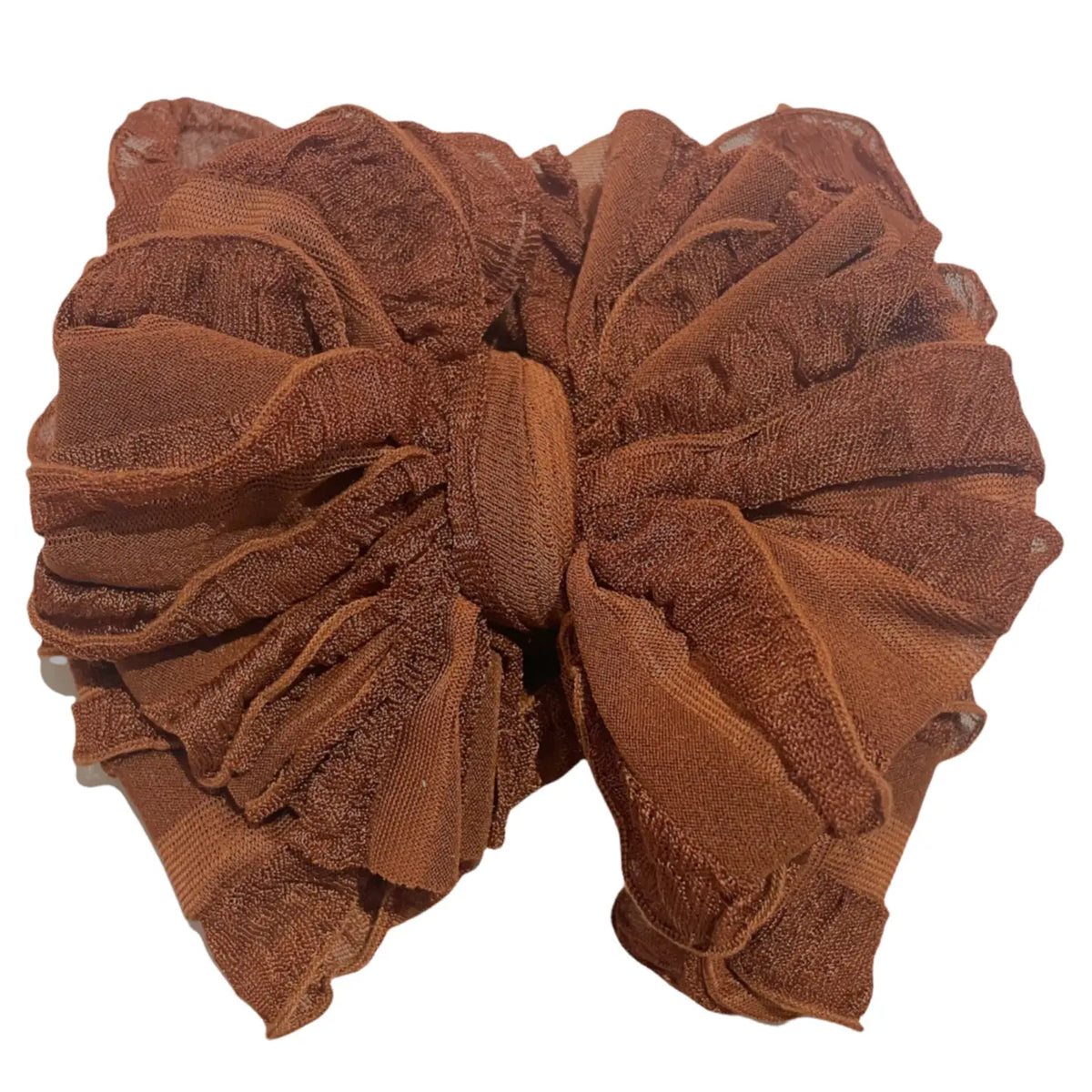 RR Ruffled Headband - Chestnut