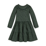 Organic Ruffle Neck Knit Dress