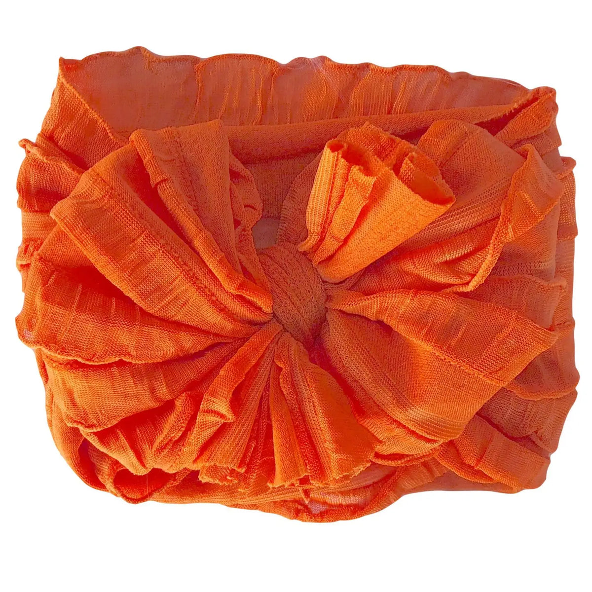 RR Ruffled Headband - Orange